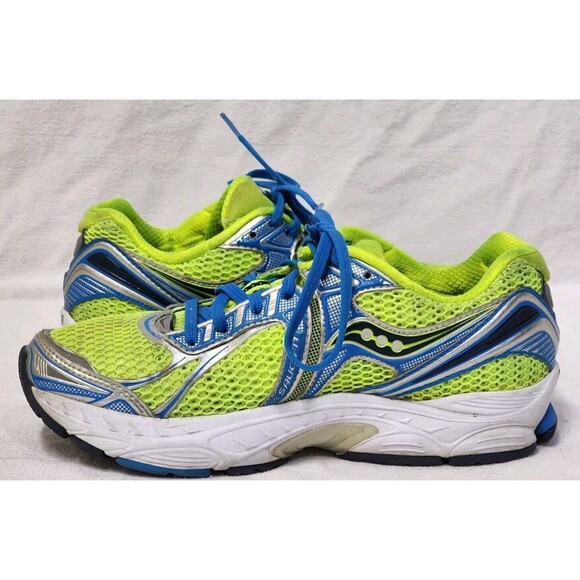 Women’s Saucony Triumph 9 Power Grid runners green blue size 8.5 - Picture 8 of 13